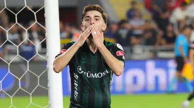 Konyasporlu Tunahan, attığı şık golü eşine armağan etti