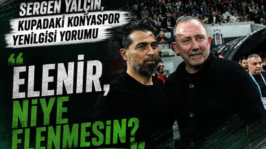 Sergen Yalçın’dan uzun süre sonra çarpıcı Konyaspor yenilgisi yorumu!