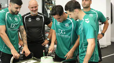 Konyaspor'da doğum günü kutlaması