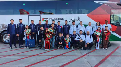 Filistin Milli Takımı Konya'ya geldi