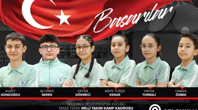 Selçuklu’da 6 sporcuya Milli Takım daveti geldi