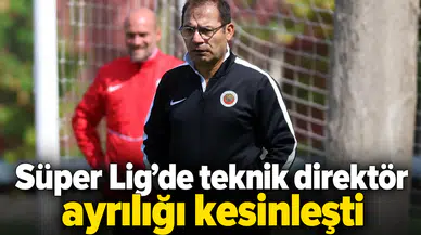 Süper Lig'de teknik direktör ayrılığı kesinleşti
