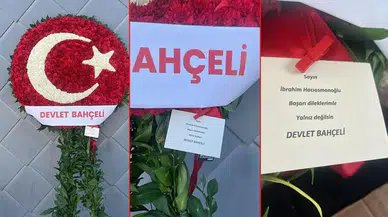 Bahçeli, TFF Başkanı Hacıosmanoğlu'na çiçek gönderdi