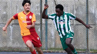 Konyasporlu gençler, Galatasaray ile yenişemedi