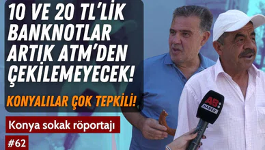 Bankamatiklerde 10-20 TL devri bitti / Sokak röportajı