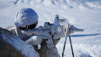 Bordo Bereliler, zorlu kış eğitimiyle göreve hazırlanıyor