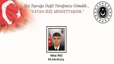 Milli Savunma Bakanlığı'ndan şehit haberi geldi