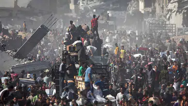 Refah Sınır Kapısı açıldı! Yardım tırları Gazze'ye ulaştı