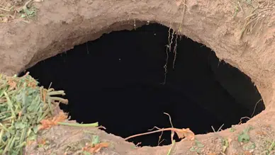 Konya'dan sonra Aksaray'ı da tehdit ediyor! Tarlada obruk oluştu