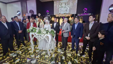 Konya’da bu düğünde nikahı Başkan Kılca kıydı, şahitler vekiller oldu