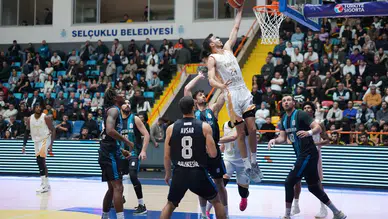 Konya BBSK, kazanmaya devam ediyor! Farklı galibiyet