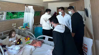 Karamanlı gençlerden lösemili çocuklara moral ziyareti