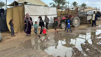 Gazze’de insanlık krizi derinleşiyor! Çadırlar sular altında kaldı