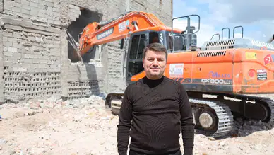 Aksaray'da büyük dönüşüm! Çok sayıda bina yıkıldı