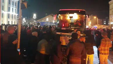 Konya'da 97 umre yolcusu kutsal topraklara uğurlandı