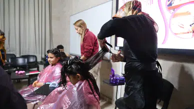 Nevşehir'de örnek faaliyet! Burada saç kesimi ücretsiz