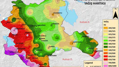 Konya’nın en çok yağış alan noktası açıklandı! Muazzam diyerek duyurdu