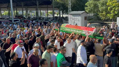 Konya'da 'Kırmızılı Kadın' son yolculuğuna uğurlandı