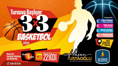 Konya'da 3x3 Basketbol heyecanı başlıyor! Kayıtlar açıldı