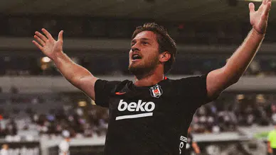 Beşiktaş, 10 kişiyle Çekya'da galibiyet çıkardı