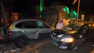 Karaman’da kavşakta çarpışma: 1 sürücü yaralandı