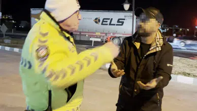 Aksaray’da alkollü sürücü kaçtı, polise ve basına meydan okudu!