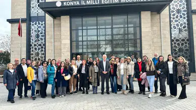 Eğitim aldılar! Konya’nın eğitim vizyonu Avrupa’ya taşınıyor