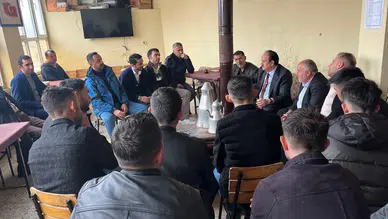 Konyalı Başkan Acar, soba başında hemşehrileriyle buluştu