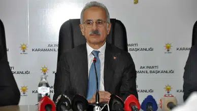 Bakan Uraloğlu, Karaman'da açıkladı! "Hızlı tren hattı ile Suudi Arabistan'a kadar gideceğiz"