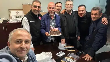 Konya’da dostluk dolu kutlama! Başkan Baranok’un mutlu günü