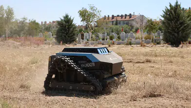 Konya'da mezarlıklarda robot dönemi başladı!
