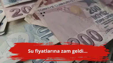 Su fiyatlarına zam geldi...