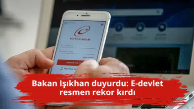 Bakan Işıkhan duyurdu: E-devlet resmen rekor kırdı