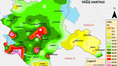 Konya Temmuz ayında muazzam yağış aldı!
