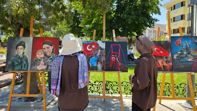 Konya'da NEÜ öğrencilerinden 15 Temmuz’a özel sergi
