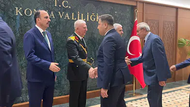Konya’da 30 Ağustos tebrikatı! Vali Akın ev sahipliği yaptı