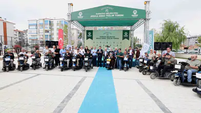 Konya’da 80 engelli bireyin hayatını değiştirecek destek! Araçlar teslim edildi