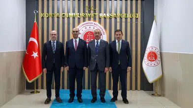 Konyalı üç başkan şehrin göreve başlayan kritik ismi ile görüştü