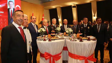 Konya protokolü resepsiyonda buluştu