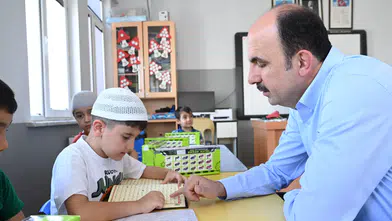 Konya'da Başkan Altay çocuklarla buluştu! Kur'an kursunu ziyaret etti