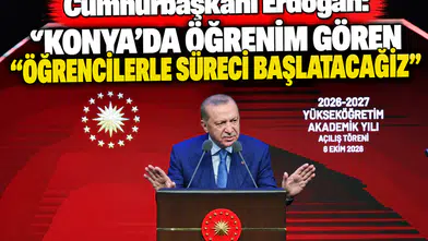 Cumhurbaşkanı Erdoğan: Konya’da öğrenim gören öğrencilerle süreci başlatacağız