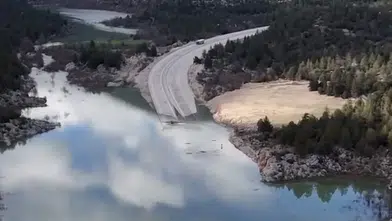Yeni Antalya-Konya Yolu sular altında kaldı! İşte o görüntüler