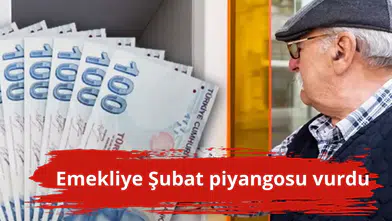 Emekliye Şubat piyangosu vurdu