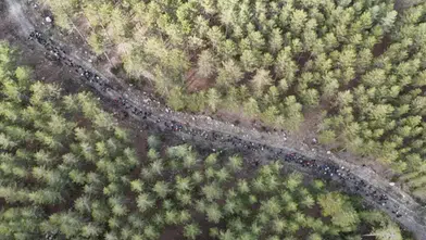 Konya'da soğuğa meydan okuyan 400 kişi Muslu Yaylası’na yürüdü