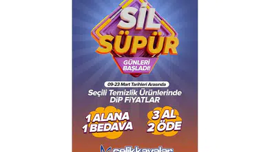 Bayram ve bahar temizliği için Çelikkayalar’dan büyük kampanya