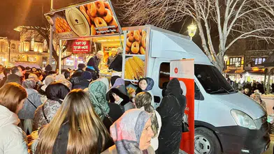 Konya’da bedava ikrama yoğun ilgi