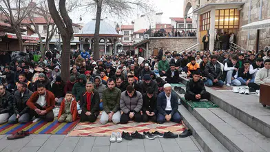Konya’da bayram namazında camiler doldu