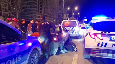 Konya’da gece vakti araç gaspı! Şüpheli yakalandı