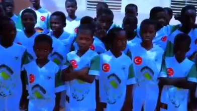 Burkina Faso’daki yetimlerden Konyaspor’a destek