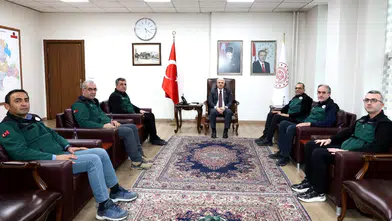 Konya’da suyu yöneten ekip Vali Akın ile yeraltı sularını konuştu